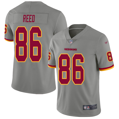 Washington Redskins Limited Gray Youth Jordan Reed Jersey NFL Football #86 Inverted Legend->youth nfl jersey->Youth Jersey